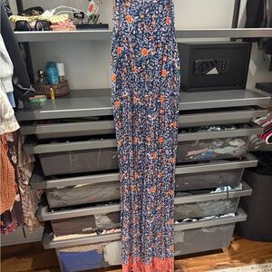 SO Floral Dress with Pink and Yellow Accents